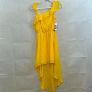The Edit Yellow Low High Sundress